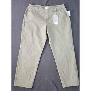 NWT Dear John Chino Pants Sz 32 Abbey Stone Green High Rise Stretch Pants Gorp